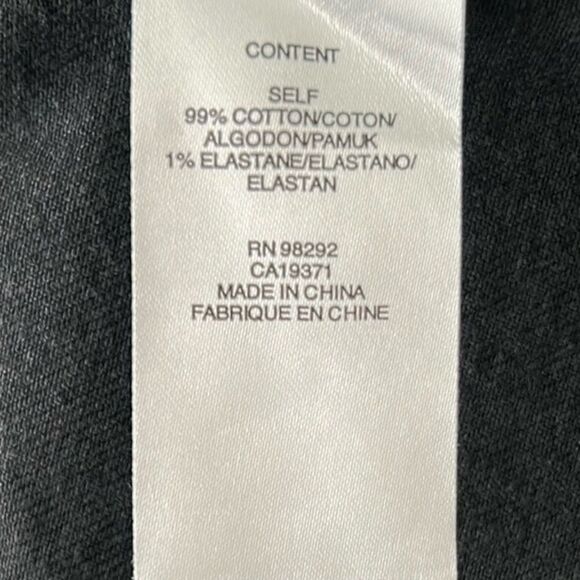 Tibi Size 29 Black Low Rise Denim Jean Midi Skirt with Front Slit - Picture 7 of 10